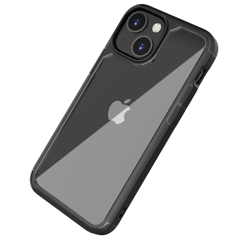 Load image into Gallery viewer, OuterFactor Element Clear Case, iPhone 13 Mini, Black