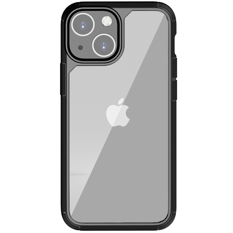Load image into Gallery viewer, OuterFactor Element Clear Case, iPhone 13 Mini, Black