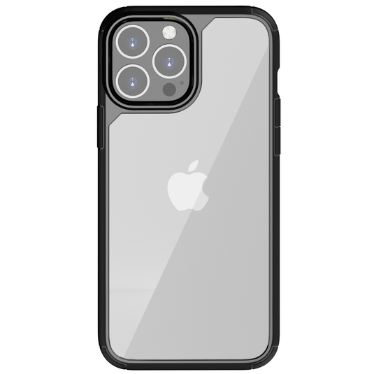 OuterFactor Element Clear Case, iPhone 13 Pro Max, Black