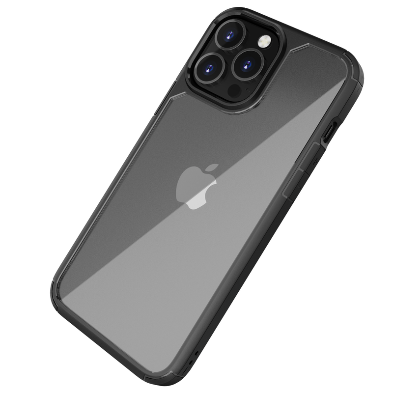 Load image into Gallery viewer, OuterFactor Element Clear Case, iPhone 13 Pro Max, Black