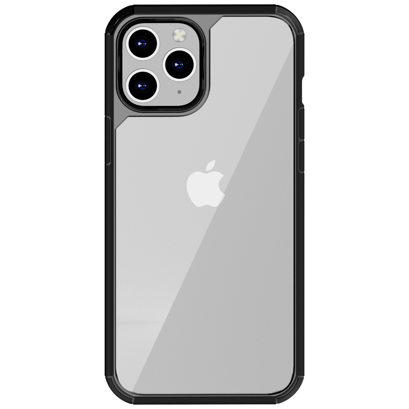 Load image into Gallery viewer, OuterFactor Element Clear Case, iPhone 12 Pro Max, Black