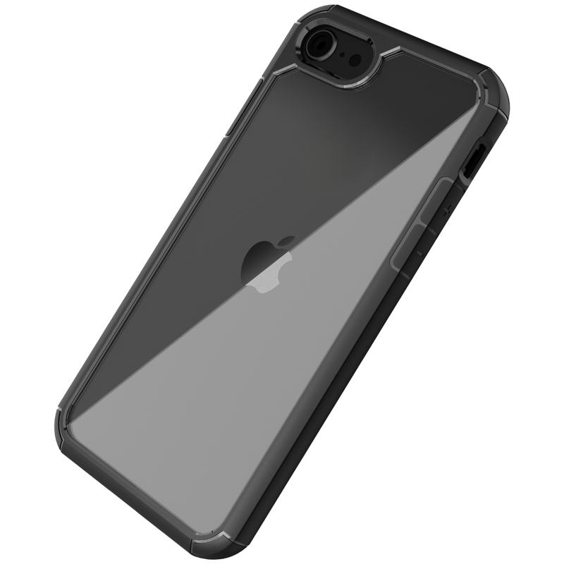 Load image into Gallery viewer, OuterFactor Element Clear Case, iPhone SE (2/3rd Gen), Black