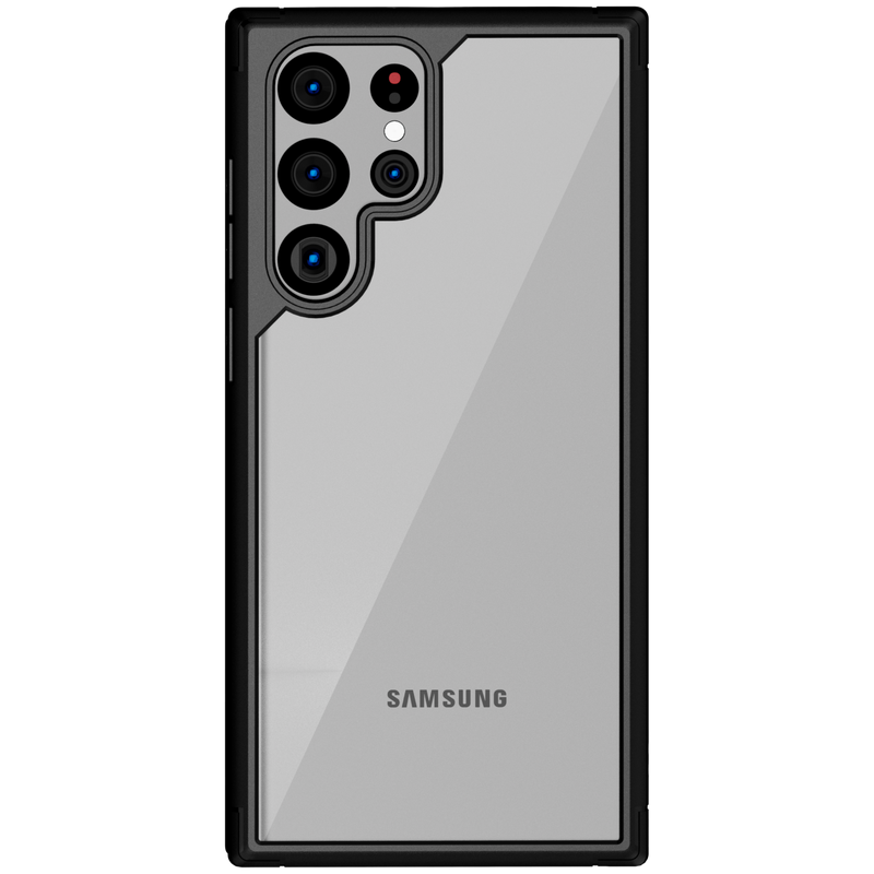 Load image into Gallery viewer, OuterFactor Element Clear Case, S23 Ultra (2023), Black