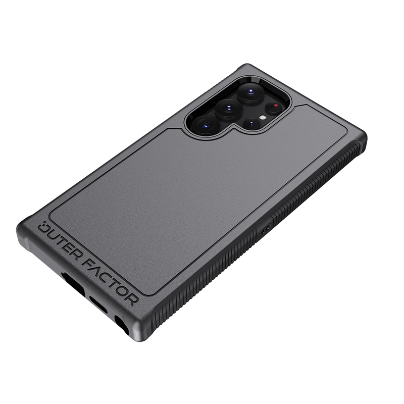 Load image into Gallery viewer, Galaxy S24 Ultra (2024) with Belt Clip, Black - WorkForce Case by OuterFactor