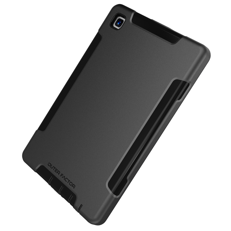 Load image into Gallery viewer, *PROMO!* OuterFactor WorkForce Case, Tab A7 Lite (2021), Black, Screen Protector