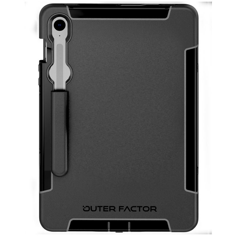 Load image into Gallery viewer, OuterFactor WorkForce Case, S9 FE (2023), Black, Screen Protector