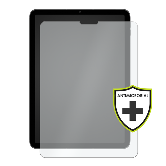 OuterFactor OnGuard Screen Protector, iPad Pro 11 (1/2/3rd Gen)/ Air (4/5th Gen), 2.5D Curved 9H Tempered Glass, Antimicrobial