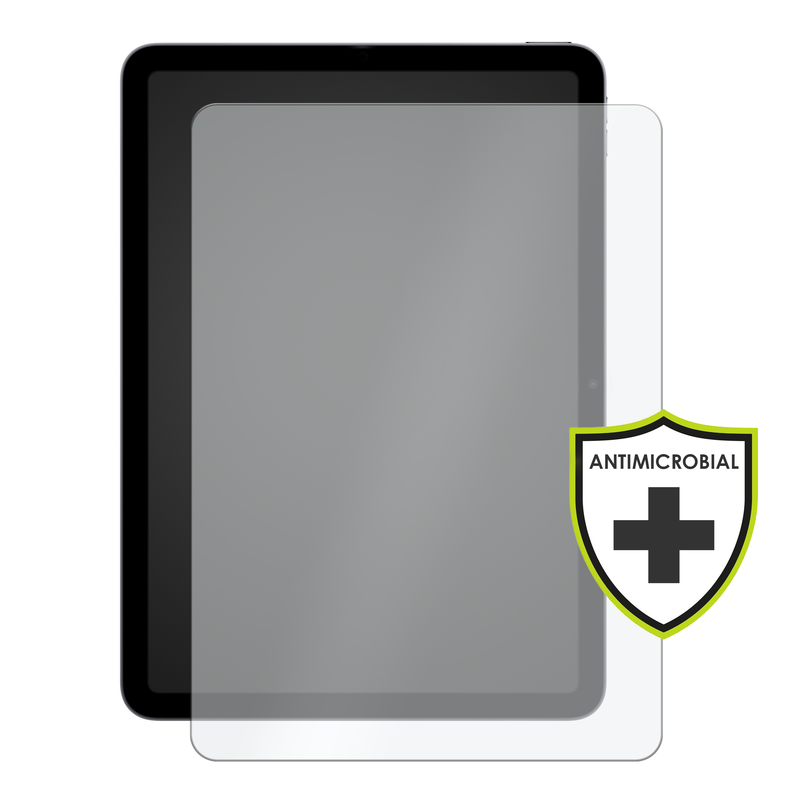 Load image into Gallery viewer, OuterFactor OnGuard Screen Protector, iPad 10.9 (10th Gen), 2.5D Curved 9H Tempered Glass, Antimicrobial