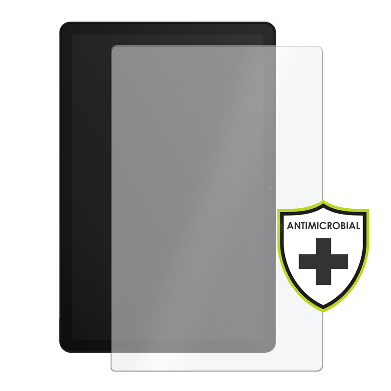 Load image into Gallery viewer, OuterFactor OnGuard Screen Protector, Galaxy Tab A9+, 2.5D Curved 9H Tempered Glass, Antimicrobial