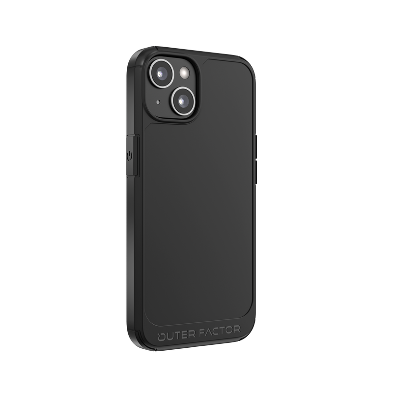 Load image into Gallery viewer, OuterFactor Element Case, iPhone 14, Black, Magsafe