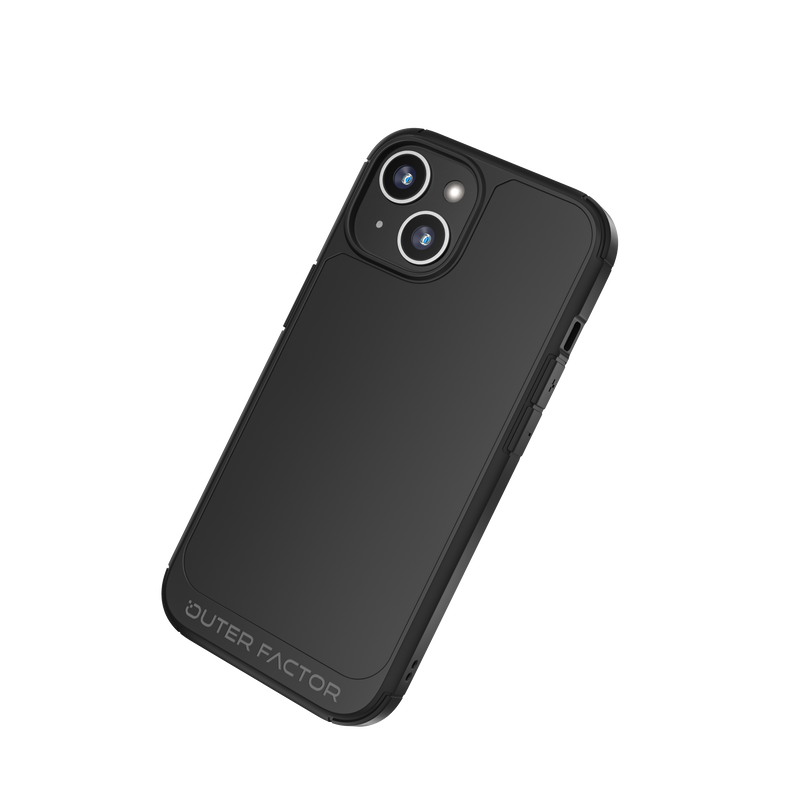 Load image into Gallery viewer, OuterFactor Element Case, iPhone 15, Black, Magsafe