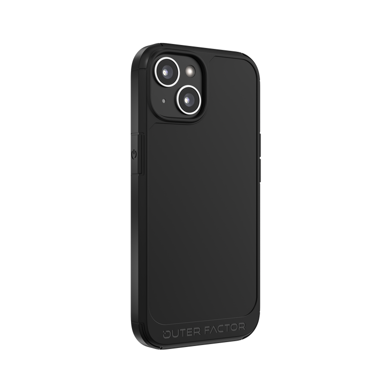 Load image into Gallery viewer, OuterFactor Element Case, iPhone 15, Black, Magsafe