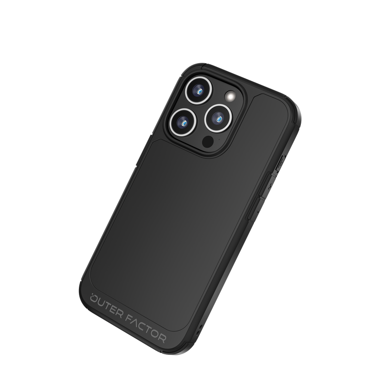 Load image into Gallery viewer, OuterFactor Element Case, iPhone 15 Pro, Black, Magsafe