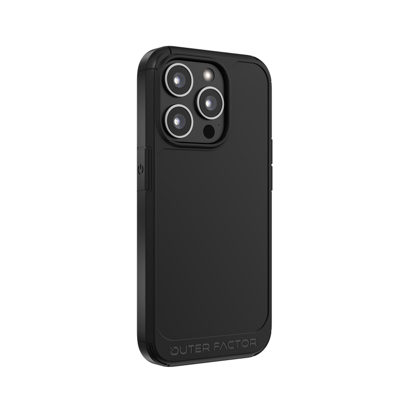 Load image into Gallery viewer, OuterFactor Element Case, iPhone 15 Pro, Black, Magsafe
