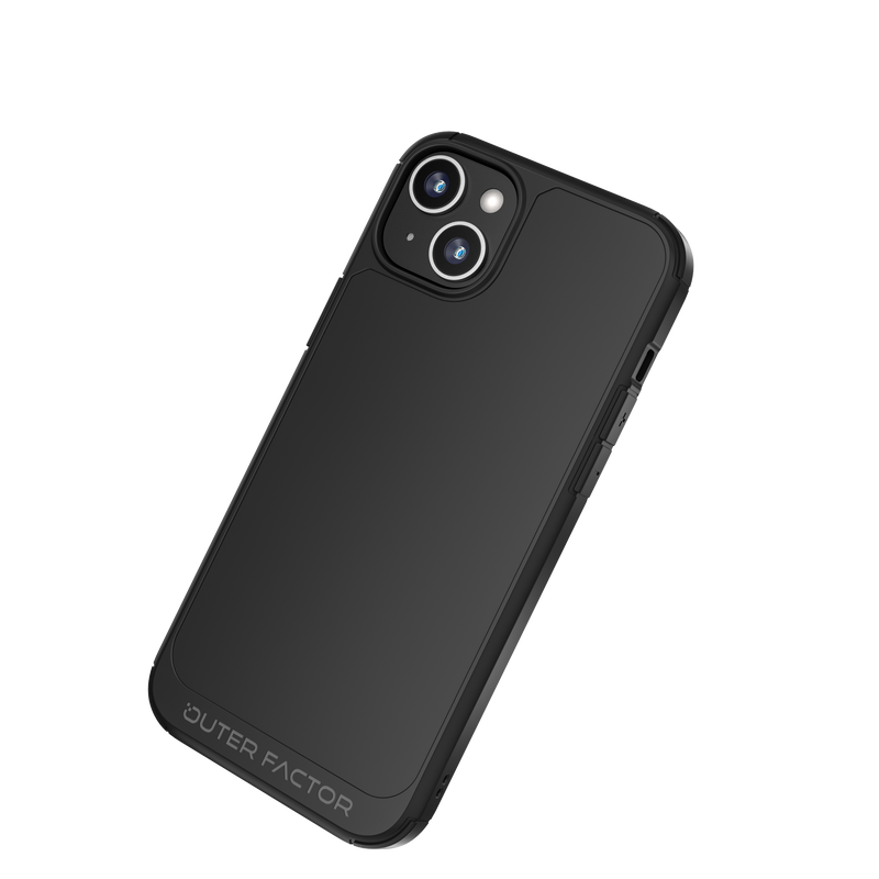 Load image into Gallery viewer, OuterFactor Element Case, iPhone 15 Plus, Black, Magsafe