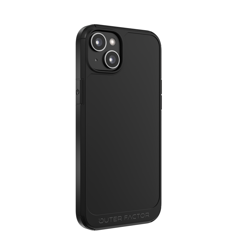 Load image into Gallery viewer, OuterFactor Element Case, iPhone 15 Plus, Black, Magsafe