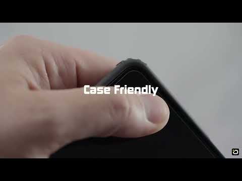 Load and play video in Gallery viewer, OuterFactor OnGuard Screen Protector, Galaxy Tab S9 FE (2023), 2.5D Curved 9H Tempered Glass, Antimicrobial