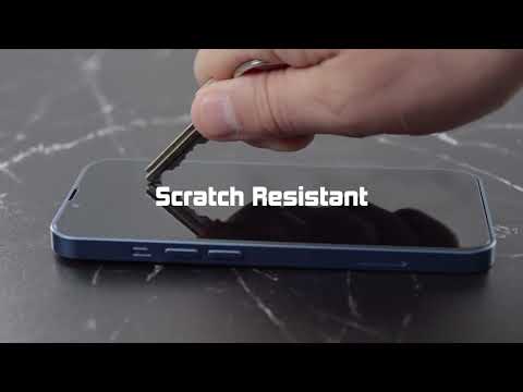 Load and play video in Gallery viewer, *PROMO PRICE:* OuterFactor OnGuard Screen Protector, iPhone SE (2/3rd Gen), 2.5D Curved 9H Tempered Glass, Antimicrobial