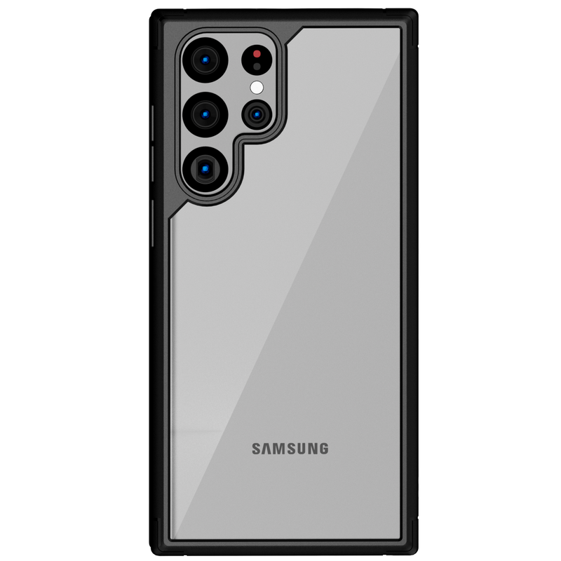 Load image into Gallery viewer, OuterFactor Element Clear Case, S22 Ultra (2022), Black
