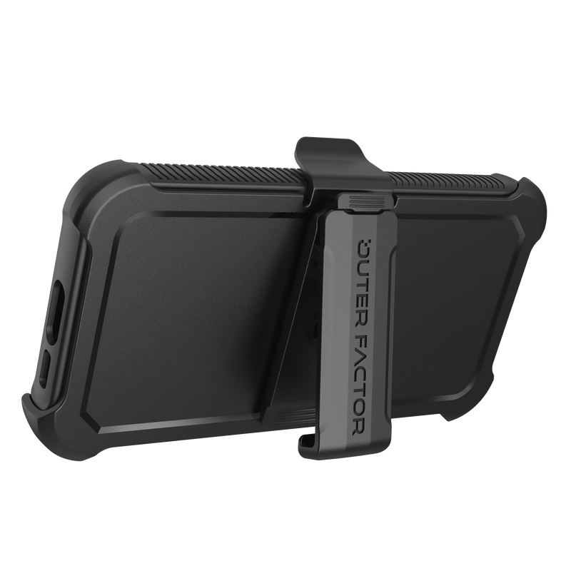 Load image into Gallery viewer, OuterFactor WorkForce Case with Belt Clip, S23 FE (2023), Black
