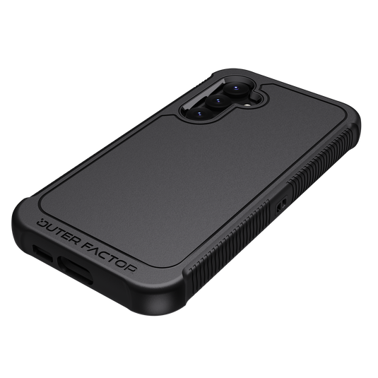 OuterFactor WorkForce Case with Belt Clip, S23 FE (2023), Black