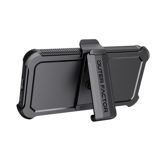 OuterFactor WorkForce Case with Belt Clip, S24+ (2024), Black