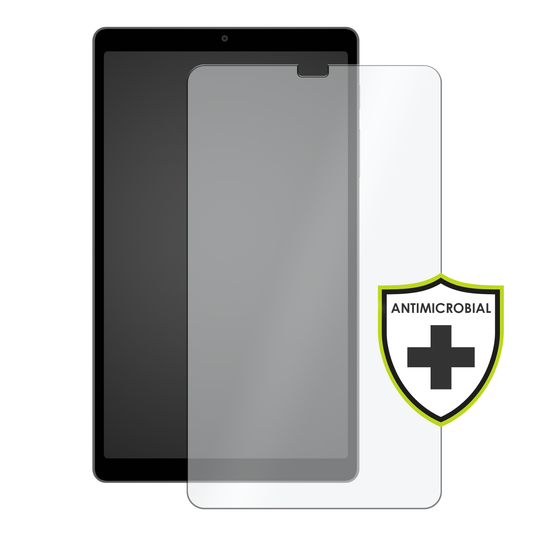 OuterFactor OnGuard Screen Protector, Tab A7 Lite (2021), 2.5D Curved 9H Tempered Glass, Antimicrobial